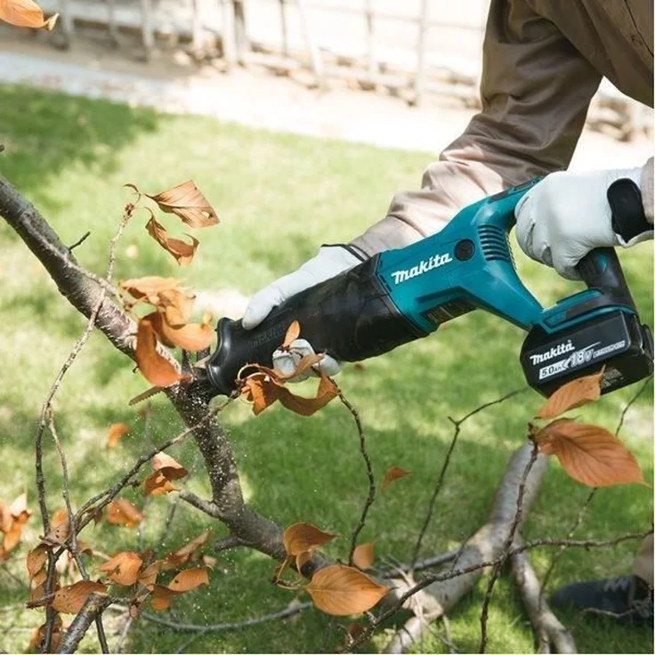Makita DJR186Z DJR 186 Z 18 V Li-ion Recipro Säbelsäge Solo-nur das Gerät ohne Zubehör, ohne Akku, ohne Ladegerät, 450 W, Blau, Silber – Bild 6