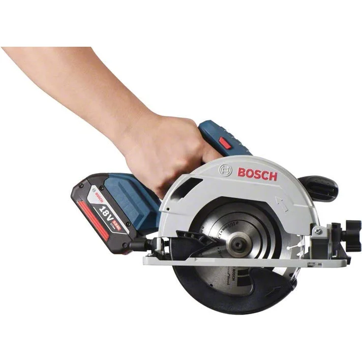 Bosch Professional 18V System Akku Kreissäge GKS 18V-57 (Sägeblatt-: 165 mm, Schnitttiefe: 57 mm, ohne Akkus und Ladegerät, im Karton) – Bild 5