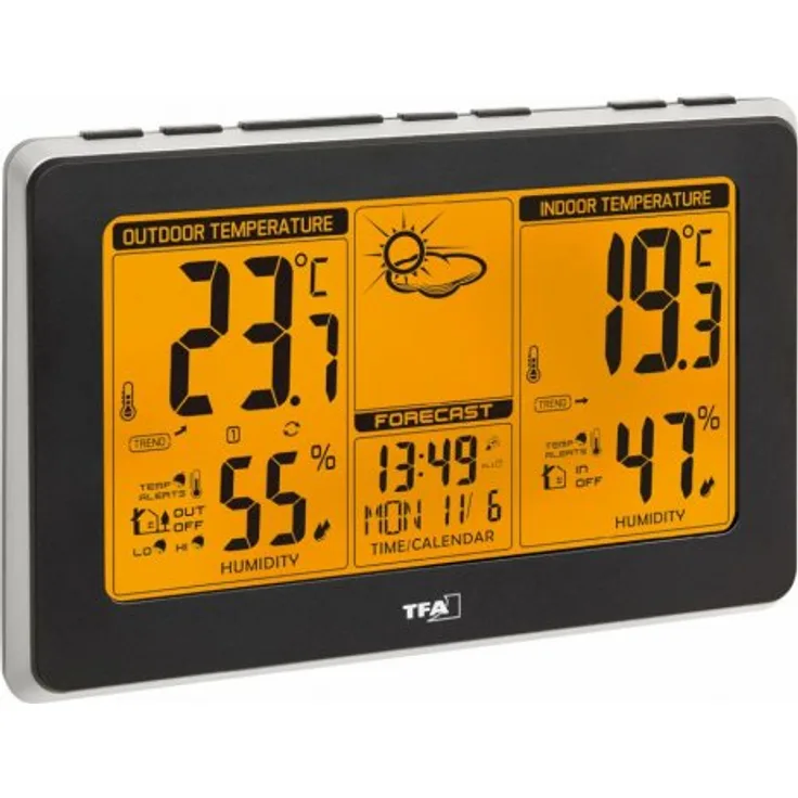 TFA Dostmann Mondo 35.1151.01 Funk-Wetterstation Vorhersage für 1 Tag