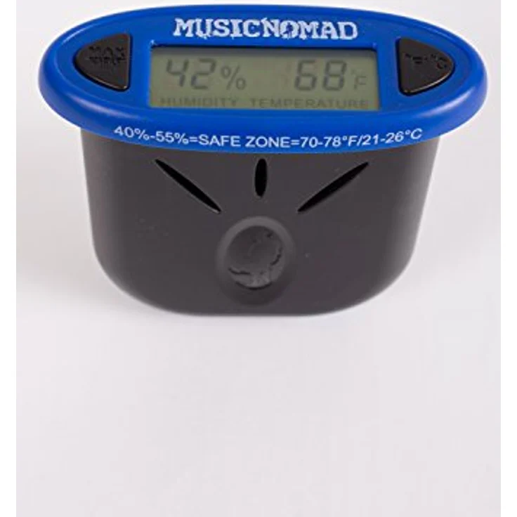 Nomad MN305 HumiReader, Digitaler Thermometer und Hygrometer zur Überwachung von Temperatur und Luftfeuchtigkeit, Grau-Blau – Bild 2