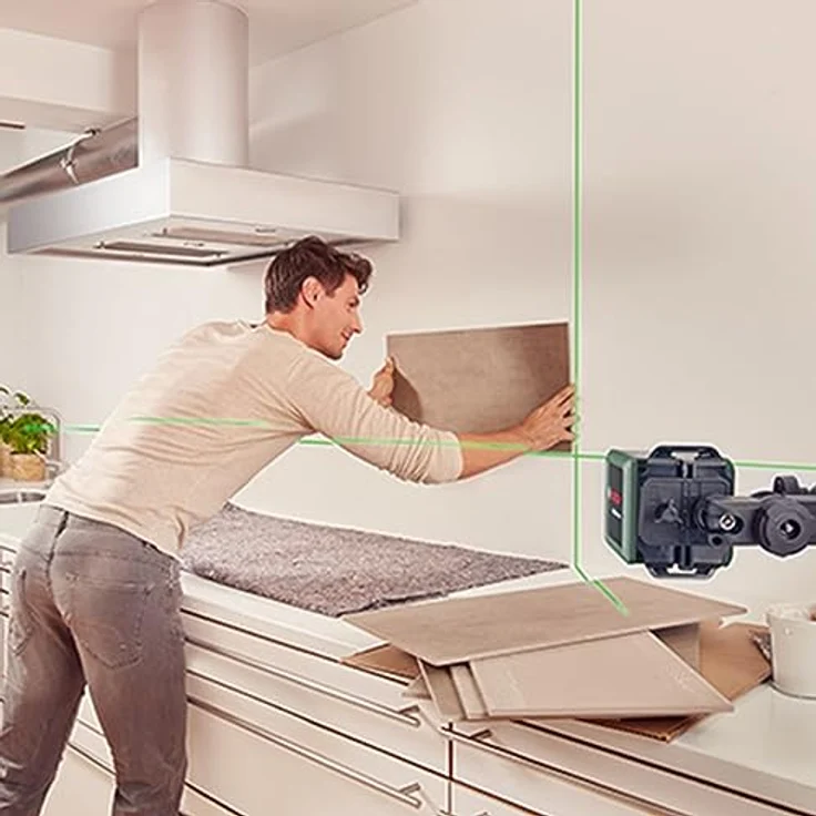 BOSCH Punkt- und Linienlaser Quigo Green - Kreuzlinien-Laser im eCommerce-Karton – Bild 5