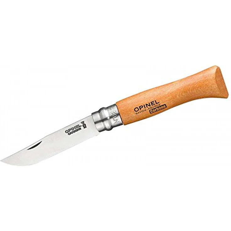 Opinel Carbon Erwachsene Messer-Größe 9-Nicht rostfrei, Natur, N° 09 – Bild 2