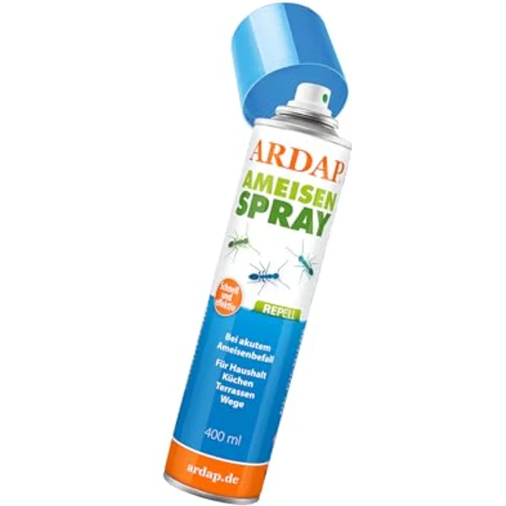 ARDAP Repell Ameisenspray 400ml - Mittel gegen Ameisen - Wirkt schnell & effektiv, für Innen und Außen - ARDAP