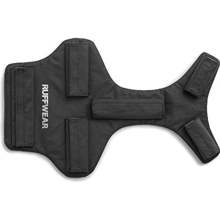 Ruffwear Brust- und Bauch-Schutz für Hunde, Kompatibel mit bestimmten Ruffwear Geschirren und Hunderucksäcken, Größe: XS, Grau, Brush Guard