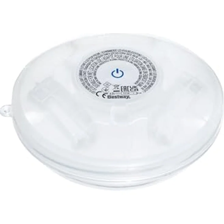 Bestway Batteriebetriebene Schwimmende Pool-Lampe, Ø 14 cm, Integrierte LED mit Farbwechsler und 7 Leuchtprogrammen, Wasserdicht IP67 – Bild 3