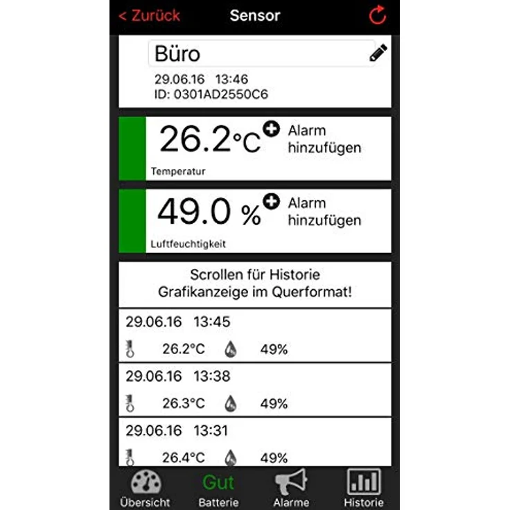 TFA Dostmann Weatherhub Thermo-Hygro-Sender, Temperatur- und Luftfeuchtigkeitskontrolle mit Display, Weiß, für Smart Home System – Bild 2
