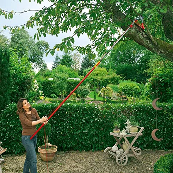 WOLF-Garten multi-star® Vario-Stiel ZM-V3, hochwertiger Aluminium-Stiel, ausziehbar mit Lochrasterung für Baum- und Teichpflegegeräte – Bild 5