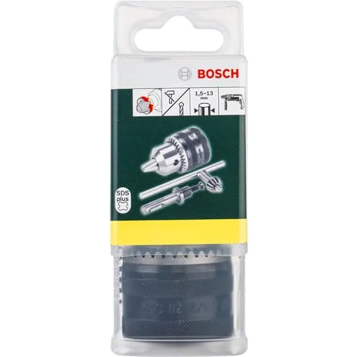Bosch SDS plus-Adapter (mit Bohrfutter, 1,5 - 13 mm, Zubehör Borhammer) – Bild 3