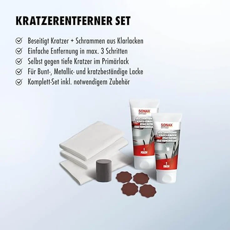 SONAX 03059410  KratzerEntferner Set 50 ml – Bild 3
