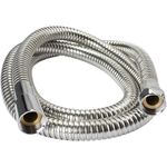 Dönges Metall-Brauseschlauch, Ø 12 mm, Anschluss 1/2" x 1/2", Länge 1,5 m (Brauseschlauch Metallbrauseschlauch Schlauch Duschschlauch Duscharmatur), besonders flexibel, verchromt