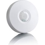 SEBSON® Bewegungsmelder Außen IP65, Aufputz Decken Montage, programmierbar, Infrarot Sensor, Reichweite 8m / 360°, Bewegungssensor LED geeignet, 3-Draht - Preisvergleich