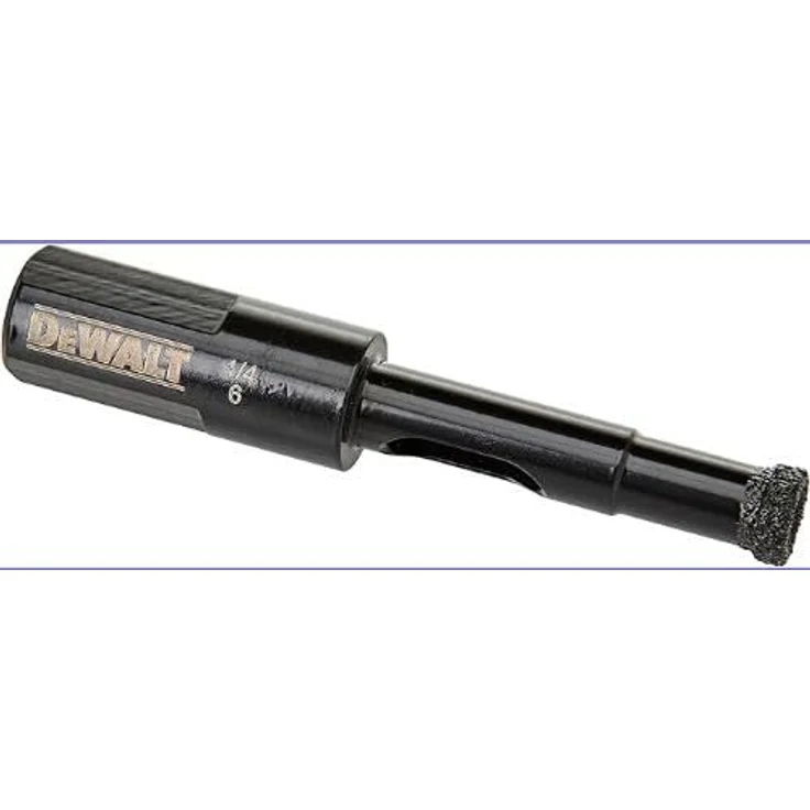 Dewalt Fliesenbohrer Diamant DT6038-QZ, 6 mm Durchmesser mit kranzförmiger Diamantenbeschichtung für präzises Anbohren und hohe Lebensdauer – Bild 4