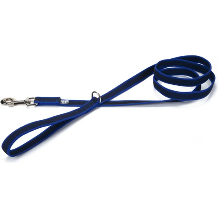 Julius-K9 Führleine Anti-Rutsch Leine+Handschlaufe - Hundeleine blau 180 cm – Bild 1