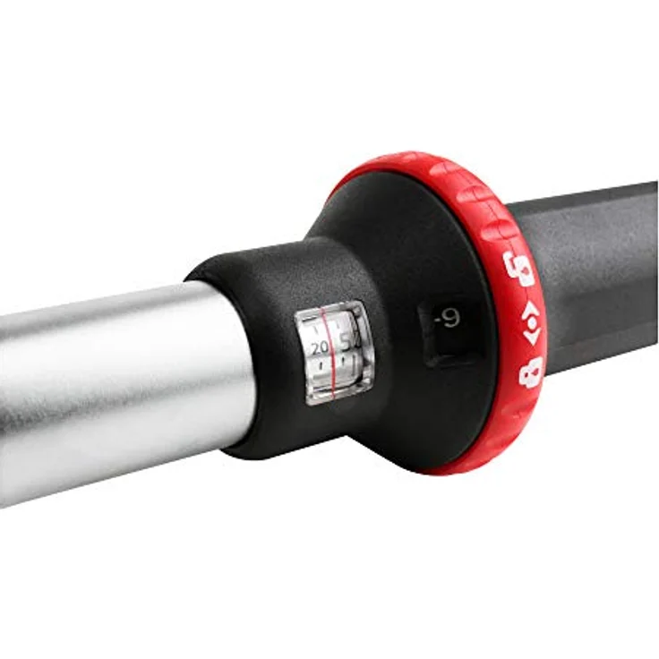 STIER Drehmomentschlüssel Multi+ mit Aufsteckwerkzeug, 7-teilig, 40-200 Nm, vierkant, multifunktional nutzbar, mit Lupenfunktion und Auslösesignal, Auslösegenauigkeit mit ±3% Toleranz – Bild 3