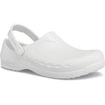 Shoes for Crews ZINC Arbeitsschuhe – Bequeme, Wasserabweisende & Rutschhemmende Clogs für Schichtarbeit, Medizin- und Küchenpersonal, OB E SR, vegan, metallfrei