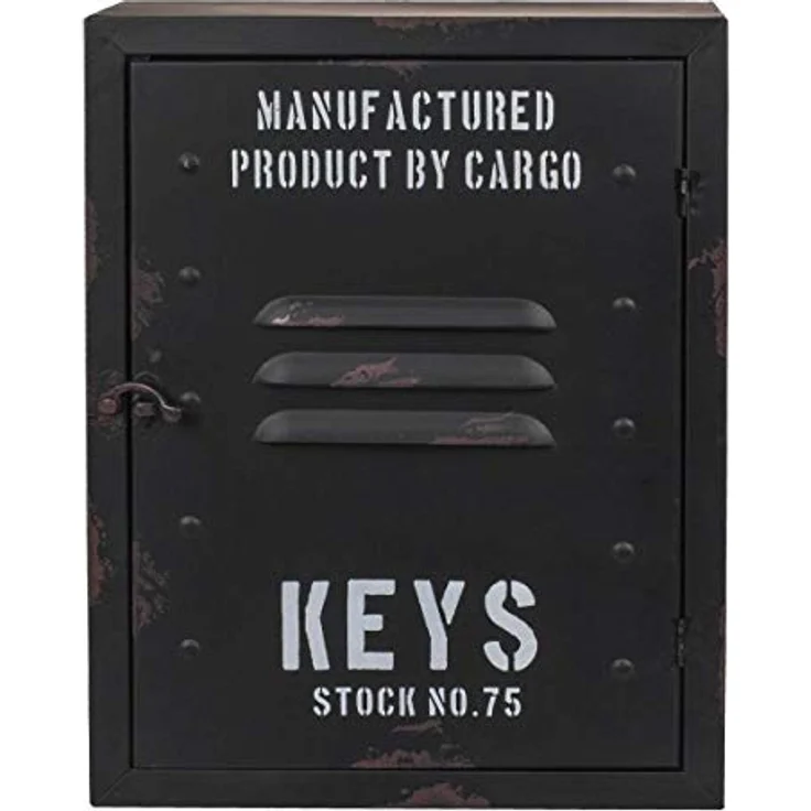 Out of the blue Metall-Schlüsselkasten, Keys, Schwarz, One Size – Bild 1
