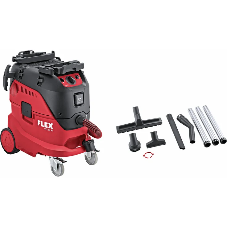 FLEX Sicherheitssauger VCE 44 H AC-Kit | Klasse H, 42 Liter, mit automatischer Filterabreinigung