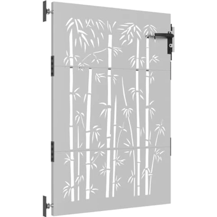 vidaXL Gartentor aus Cortenstahl, rostig, abschließbar, 85 x 3 x 150 cm – Bild 4