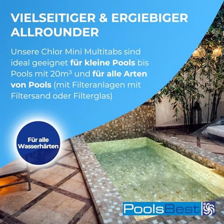 5 kg - PoolsBest® Mini - Multitabs 5 in 1, 20 g Tabletten – Bild 6