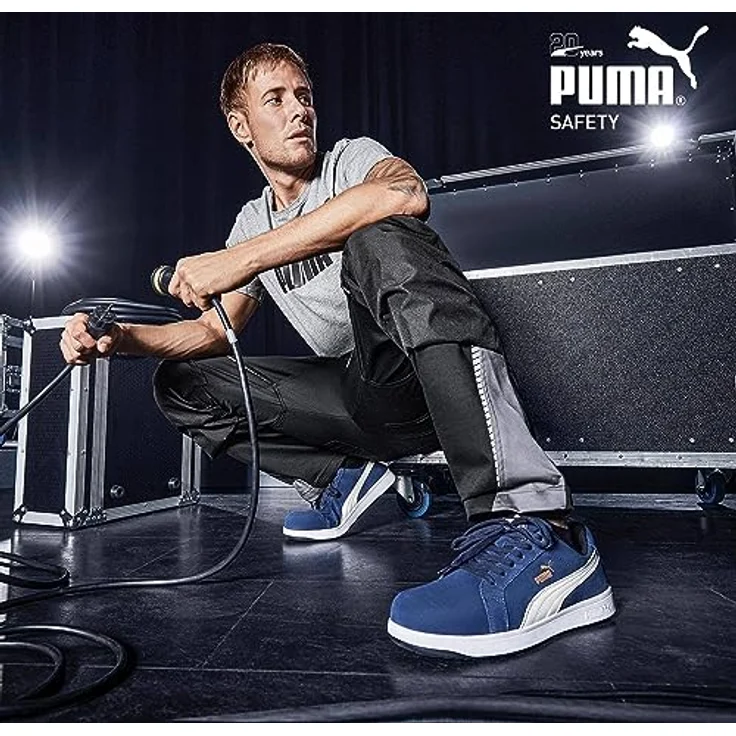 PUMA Safety Sicherheitsschuh HERITAGE, Velourleder, hitzebeständige Gummilaufsohle bis 300°C, Fiberglaskappe, FAP®-Durchtrittschutz – Bild 8