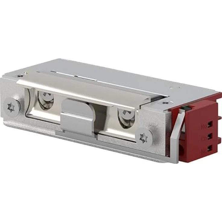 Magni E-Öffner 5U8X10, Türöffner + Türschliesser 12V DC mit Ruhestrom, hohe Aufbruchfestigkeit 4800 N, verstellbare Falle 3 mm – Bild 1