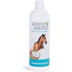 GreenHero Kokosshampoo für Pferde, 500 ml - natürliches Kokosöl, pH-neutral, seidig glänzendes Fell