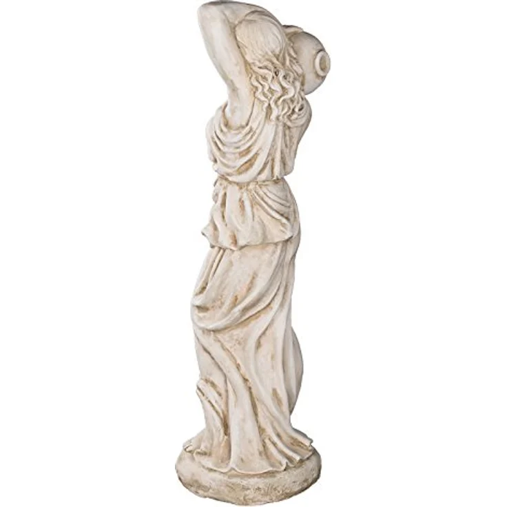 Wetterfeste Große 7kg Statue Wassertägerin 82cm SYLA14002 Gartenfigur Dekofigur – Bild 3