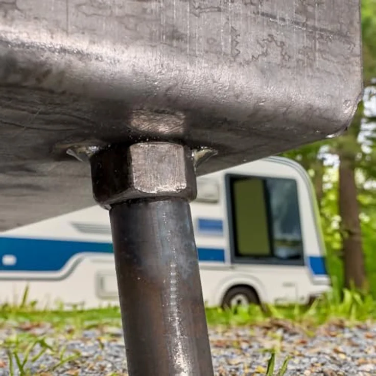 GOROCH Klappbarer Mangal Grill, Holzkohlegrill aus 2 mm Stahl für 12 Spieße, kompakt und mobil für Garten und Camping – Bild 8