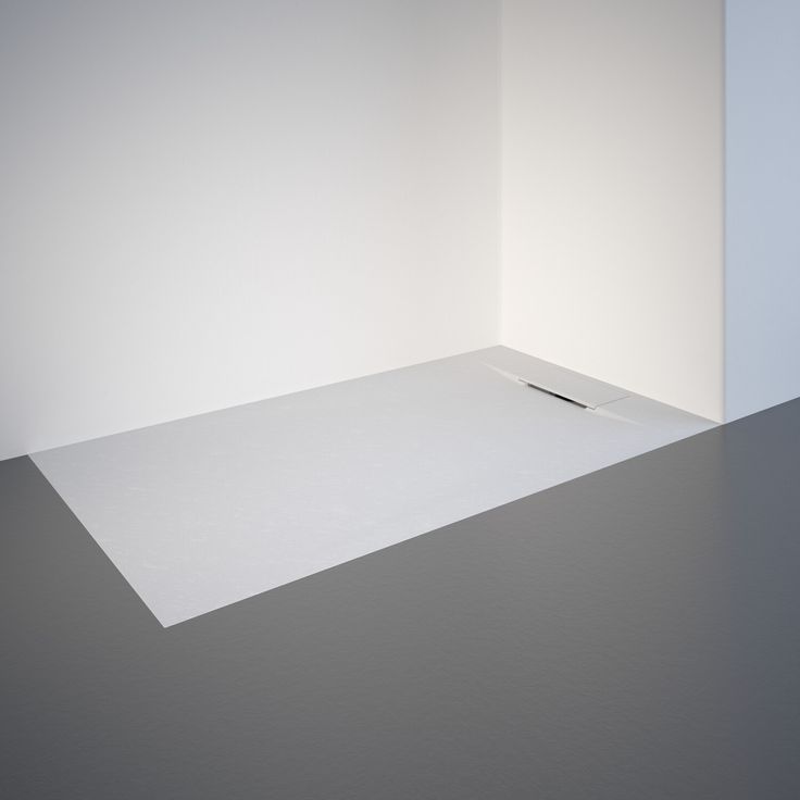 Schulte Duschwanne 'DWM-Tec' mattweiß 80 x 140 cm - Mineralwerkstoff, hohe Formstabilität, Steinstruktur