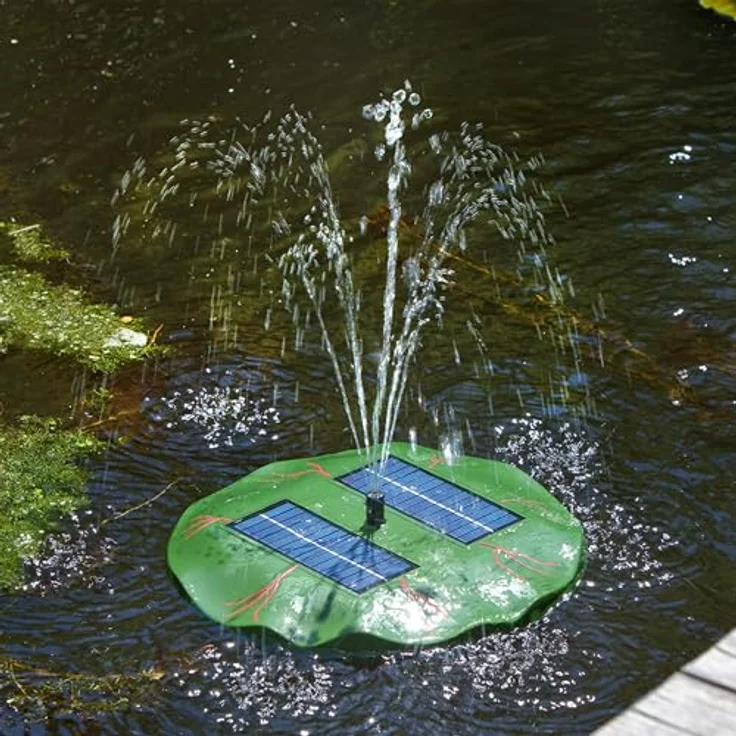 Esotec Schwimmende Solarteichpumpe Seerose – Bild 5