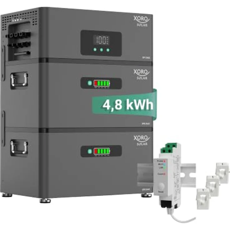 XORO SOLAR ATLAS-E PLUS 4.8 kWh, Hybrid-Energiespeichersystem mit Shelly Pro 3EM und intelligenter Eigenverbrauchsoptimierung – Bild 1