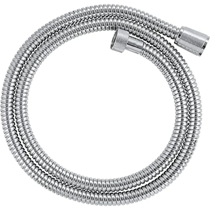 GROHE VitalioFlex Metal - Metallbrauseschlauch (1250 mm, verstärkte Ausführung, hitzebeständig, knickfest), chrom, 22106000 – Bild 1