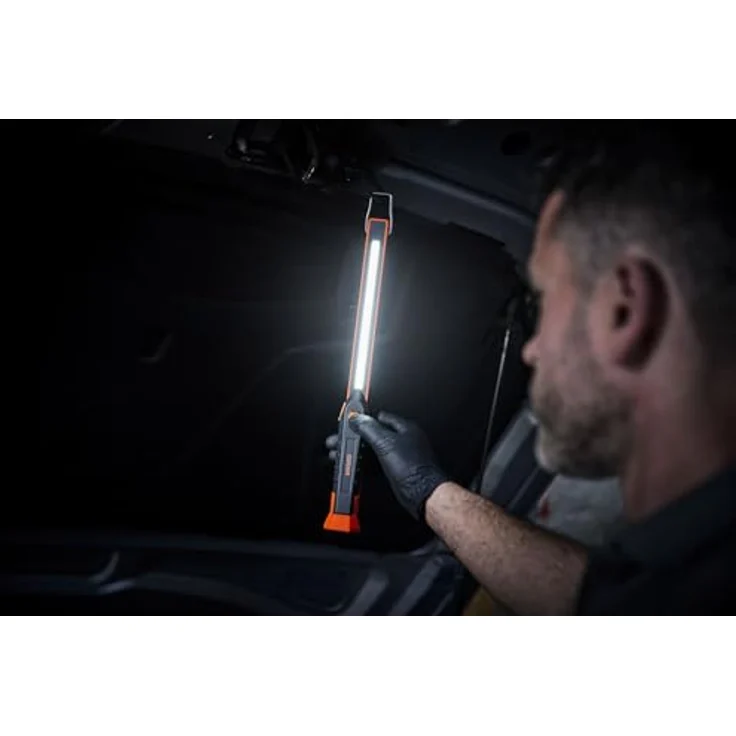 OSRAM LEDinspect SLIM 250, Arbeitsleuchte mit 250 Lumen, 6000K weißem Licht, 180°-Ratschenmechanismus und Aufhängehaken – Bild 5