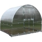 Klasika Gewächshaus KLASIKA Tube 3x2m mit fundamenten und 6mm Polycarbonat - Preisvergleich