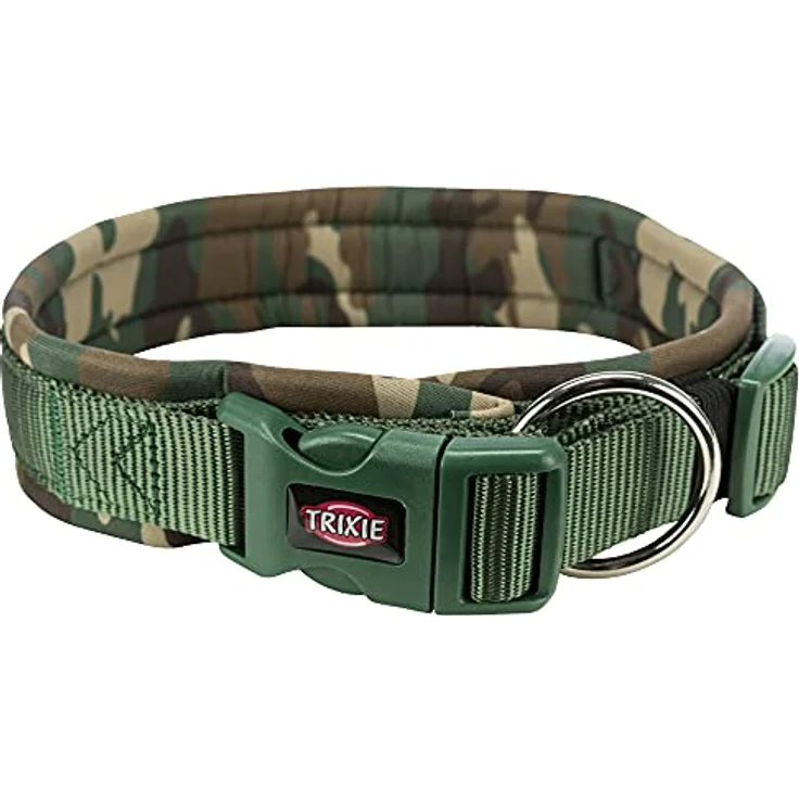 TRIXIE Premium L Camouflage-Halsband für Hunde, verstellbar, 49 – 55 cm, Dicke 25 mm, 1988523 – Bild 1