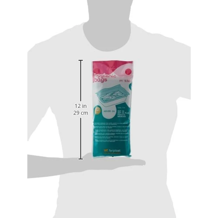 Ferplast FPI 5361 Hygienebeutel Sägespäne für Katzenstreu NIP 10 und NIP 10 Plus – Lot de 4 – Bild 2