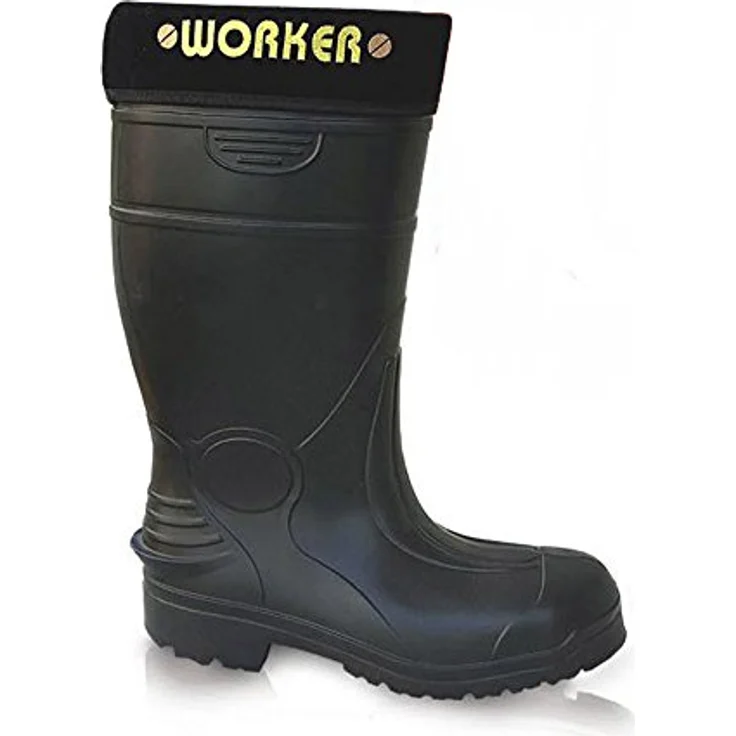 Lemigo Thermostiefel SB P SRB FO CI E, gefüttert schwarz, bis -30°C, Sicherheitsstiefel mit Stahlkappe, rutschfest und durchtrittsicher, Größe 41 – Bild 1