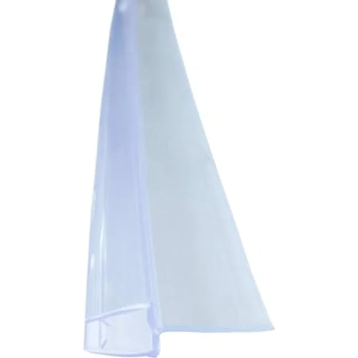 Bagnoxx Schleiflippendichtung für Dusche, 1m für 6mm Glas, transparent, UV-beständig und schimmelresistent – Bild 1