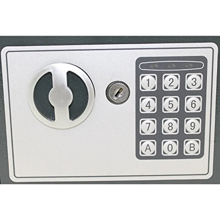 MS-Point Elektronischer Minisafe Wandtresor, 230mm, grau, ideal für Wertsachen wie Schmuck und Dokumente – Bild 4