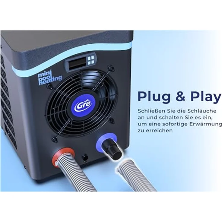Gre HPM20 - Mini-Wärmepumpe für Aufbau-Pool bis zu 20 m3 – Bild 3