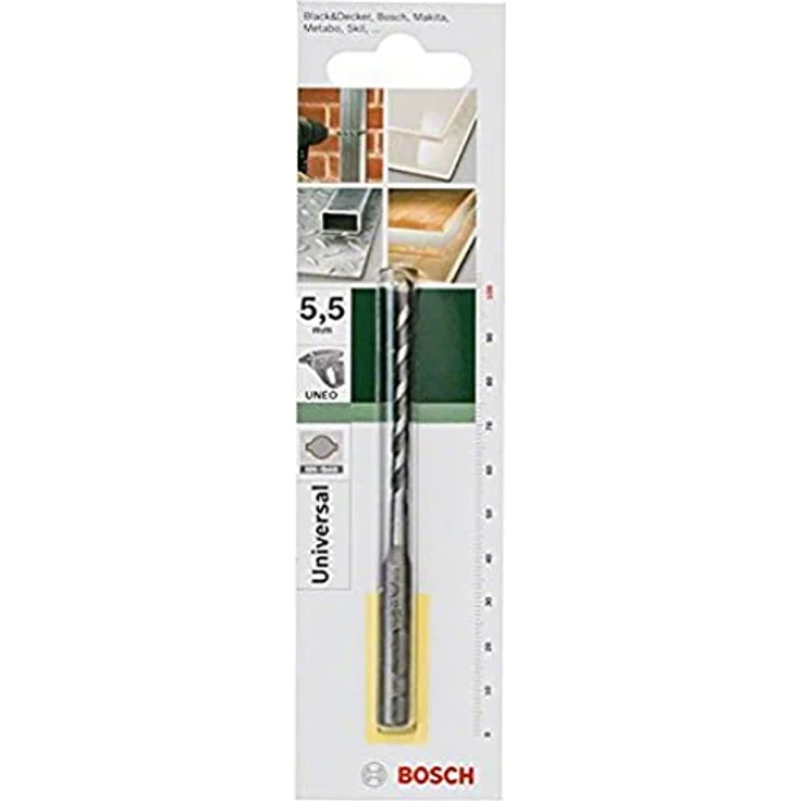 Bosch SDS-Quick Mehrzweckbohrer, 5,5x100 mm, für Mauerwerk, Holz und Beton – Bild 1