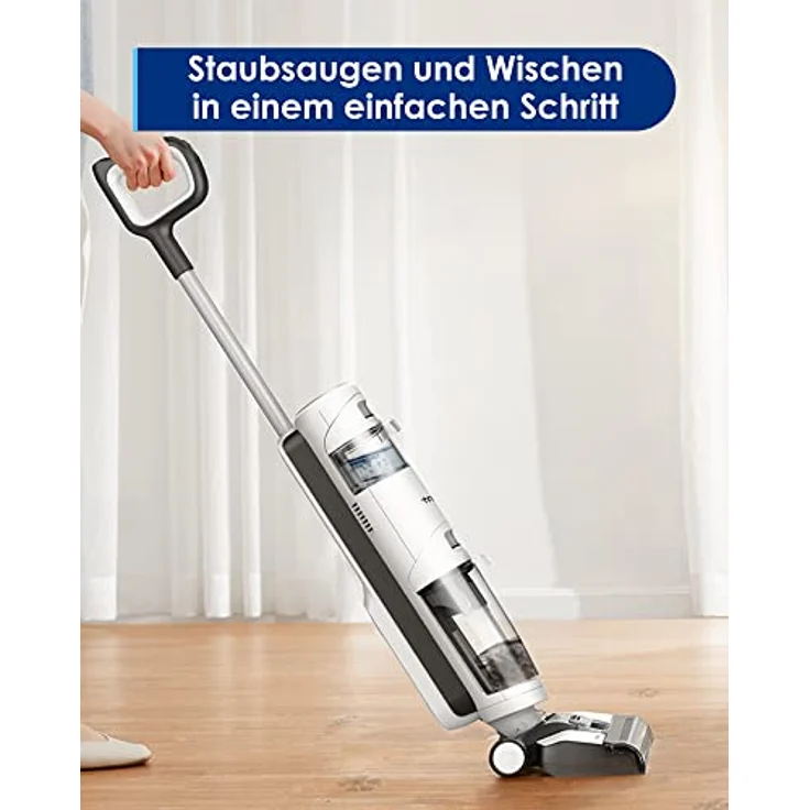 Tineco iFloor 3 Breeze Plus Nass-Trockensauger mit Zwei Extrabürste Leicht Tragbar Leise Saugwischer, Kabelloser Bodenreiniger für Hartböden Tierhaare, Selbstreinigung, Schnelles Trocken – Bild 2