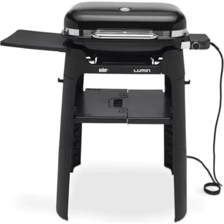 Weber Lumin Zwart Elektrogrill mit Untergestell, 2.20 kW elektrisch BBQ