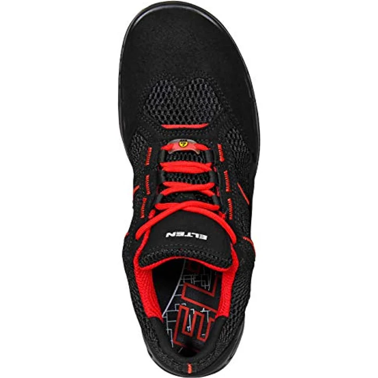 ELTEN MOTION Air ESD S1 Sicherheitsschuh, atmungsaktiv mit TPU/PU Sohle und ESD-fähiger Brandsohle, schwarz – Bild 5