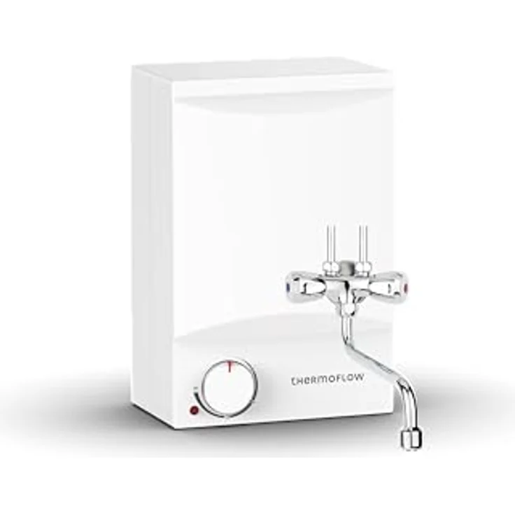 Thermoflow OT 5 Combi, Warmwasserboiler mit 5 l Speichervolumen, Niederdruckarmatur, G 1/2" Anschluss, 35-75 °C, 65 °C in 10 Min. – Bild 2