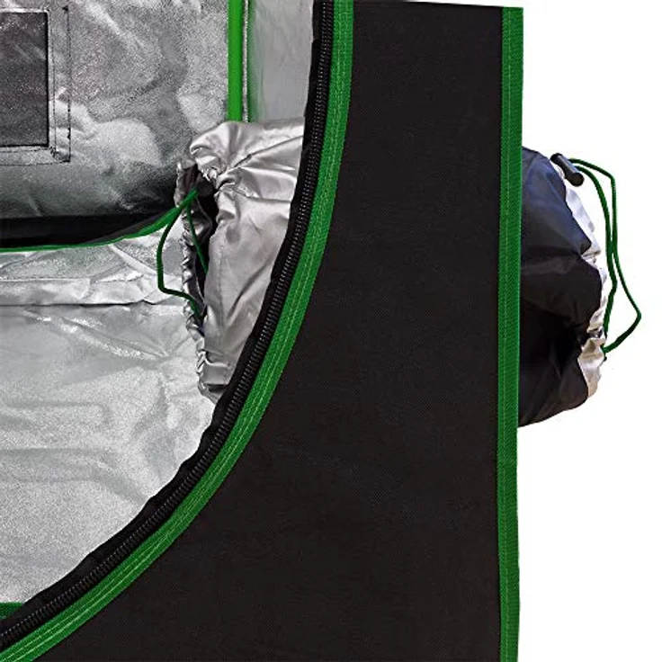 Grow Box Grow Zelt für Pflanzen Growbox Gewächshaus Garten Anzucht Gemüse Kräuter Schrank Indoor 240x120x200cm Blumen klein Tomaten Hydro Green – Bild 6