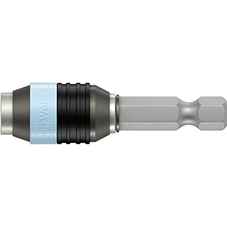 Wera Bithalter Rapidaptor 3888/4/1K, rostfreier Edelstahl mit Schnellwechselfutter und einhändigem Bitwechsel