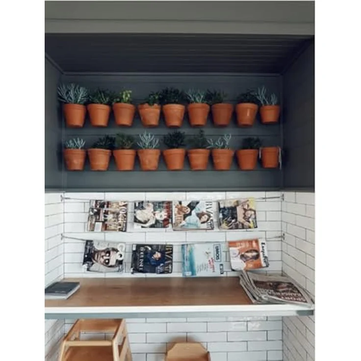 KOTARBAU® Terrakotta Blumentopf Set, 12er Set mit Rand, Ø 7 cm, für Innenräume und Gärten – Bild 3