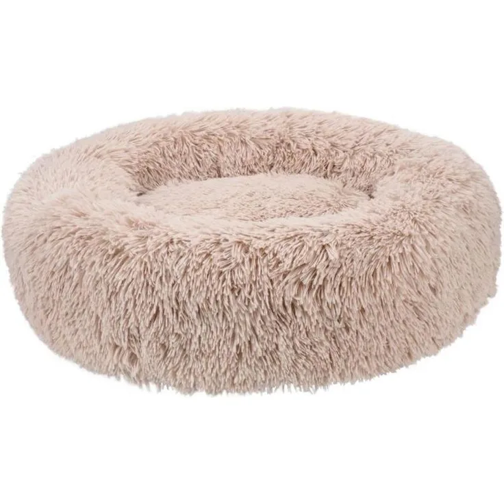 Fluffy Fluffy Dogbed, Hundebett + Katzenbett mit Polyesterfüllung, rutschfester Unterseite, abnehmbarer Bezug, waschbar bei 30 Grad