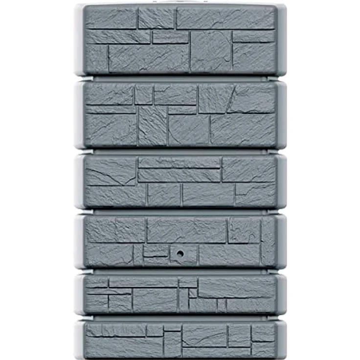 Stones Garden Regenwasserbehälter Tower Stone 500L Grau Rectangle Regentonnen – Bild 3